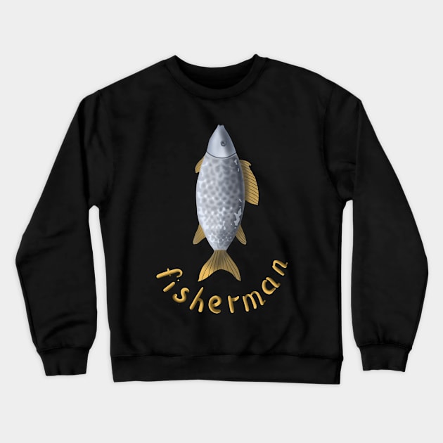 Fisherman Crewneck Sweatshirt by ArtKsenia